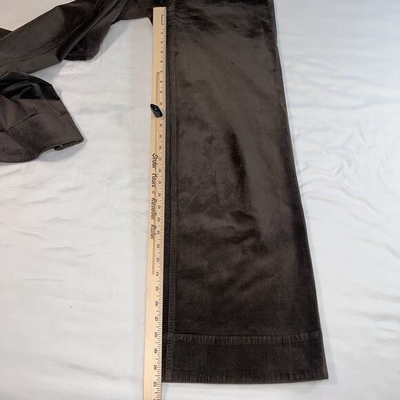 Pilcro and the Letterpress Anthropologie Pants Size 25 Brown Corduroy Wide Leg - Picture 5 of 16